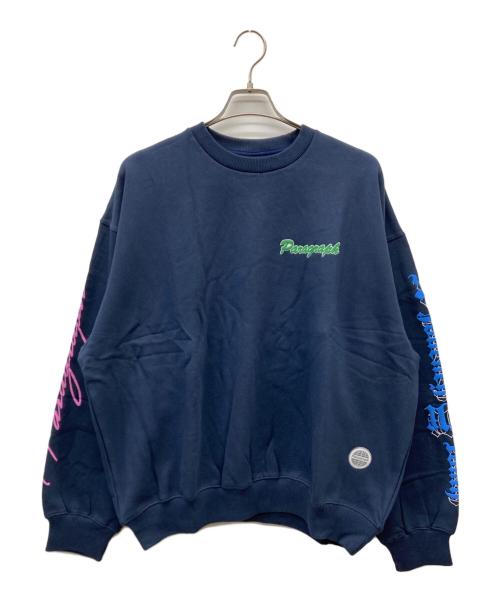 paragraph（パラグラフ）Paragraph (パラグラフ) プリントスウェット ブラック サイズ:- 未使用品の古着・服飾アイテム