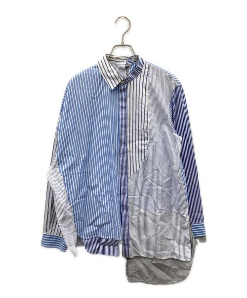 ENFOLD（エンフォルド）ENFOLD (エンフォルド) ストライプシャツ ブルー サイズ:38の古着・服飾アイテム