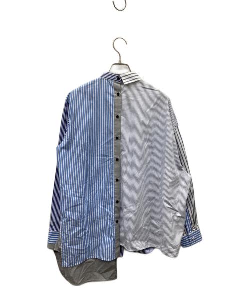 ENFOLD（エンフォルド）ENFOLD (エンフォルド) ストライプシャツ ブルー サイズ:38の古着・服飾アイテム