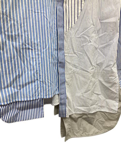 ENFOLD（エンフォルド）ENFOLD (エンフォルド) ストライプシャツ ブルー サイズ:38の古着・服飾アイテム