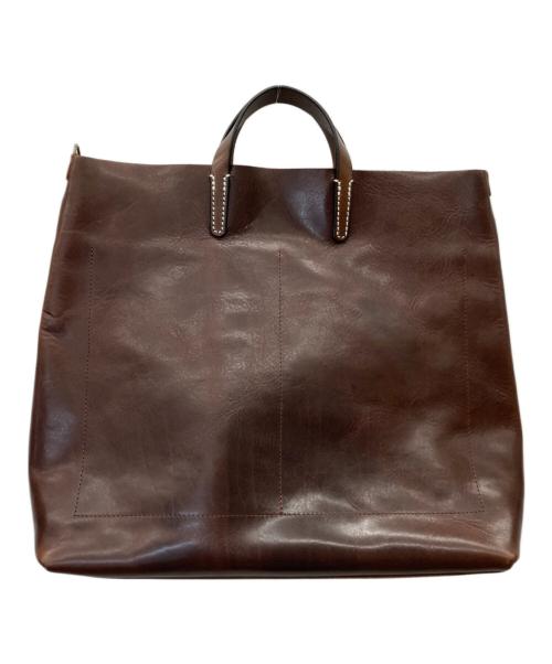 BAGGY PORT（バギーポート）BAGGY PORT (バギーポート) レザートートバッグ ブラウンの古着・服飾アイテム