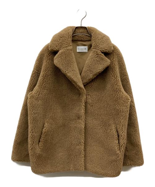 PELLESSIMO（ペレッシモ）PELLESSIMO (ペレッシモ) ボアコート ベージュ サイズ:FREEの古着・服飾アイテム