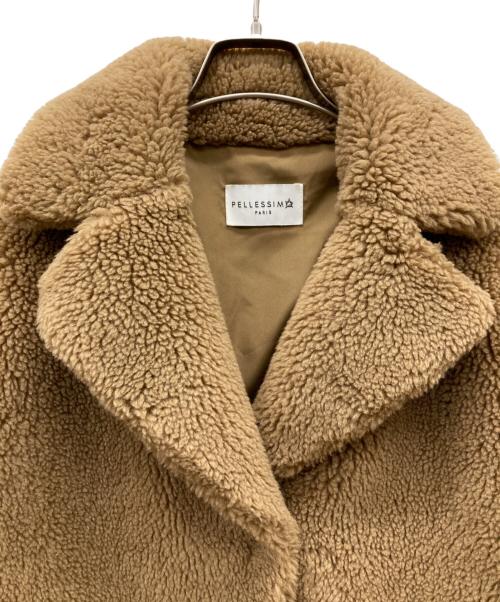 PELLESSIMO（ペレッシモ）PELLESSIMO (ペレッシモ) ボアコート ベージュ サイズ:FREEの古着・服飾アイテム