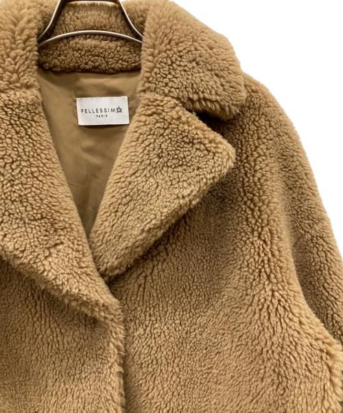 PELLESSIMO（ペレッシモ）PELLESSIMO (ペレッシモ) ボアコート ベージュ サイズ:FREEの古着・服飾アイテム
