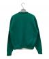 CABaN (キャバン) コットンカシミヤフラップポケットクルーネックカーディガン グリーン サイズ:S：13000円