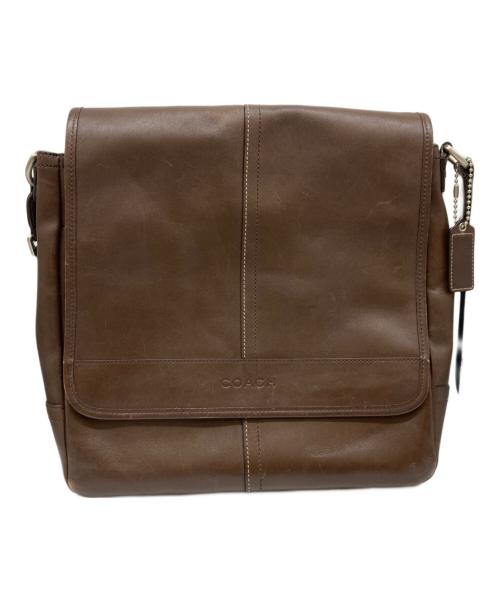 COACH（コーチ）COACH (コーチ) レキシントン レザー マップ バッグ ブラウンの古着・服飾アイテム