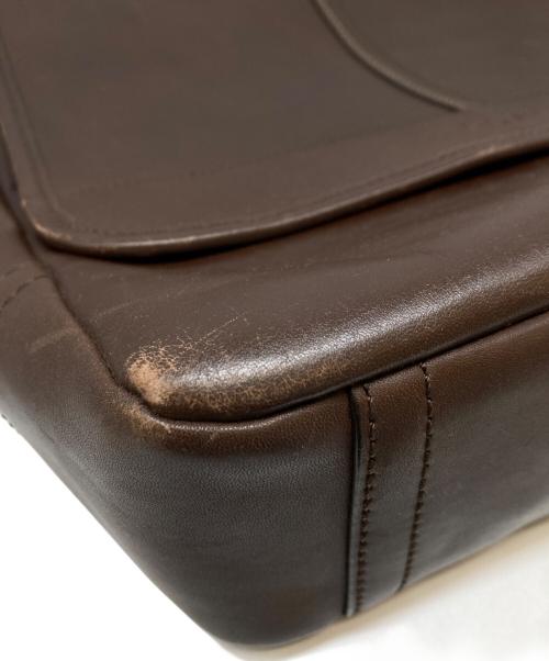 COACH（コーチ）COACH (コーチ) レキシントン レザー マップ バッグ ブラウンの古着・服飾アイテム