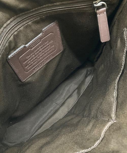 COACH（コーチ）COACH (コーチ) レキシントン レザー マップ バッグ ブラウンの古着・服飾アイテム