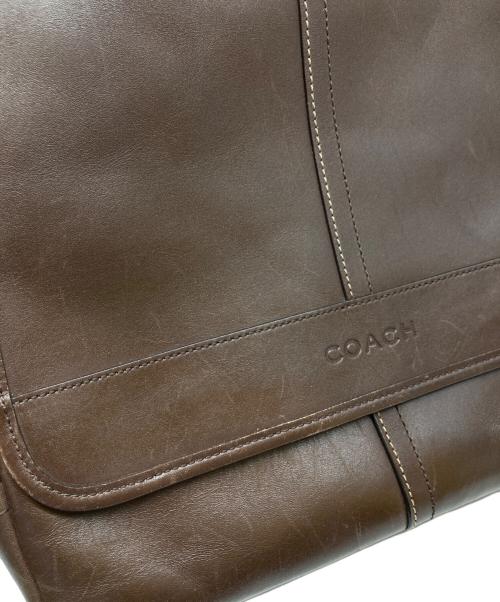 COACH（コーチ）COACH (コーチ) レキシントン レザー マップ バッグ ブラウンの古着・服飾アイテム
