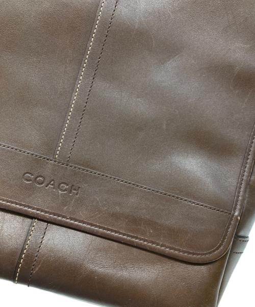 COACH（コーチ）COACH (コーチ) レキシントン レザー マップ バッグ ブラウンの古着・服飾アイテム