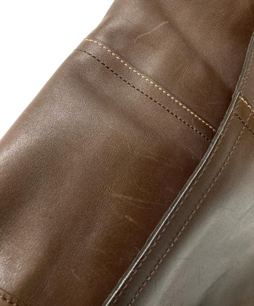 COACH（コーチ）COACH (コーチ) レキシントン レザー マップ バッグ ブラウンの古着・服飾アイテム