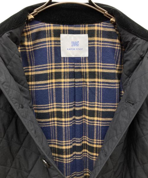 KAPOK KNOT（カポック ノット）KAPOK KNOT (カポック ノット) キルティングジャケット ブラック サイズ:Mの古着・服飾アイテム