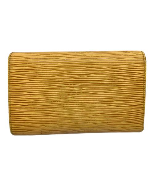 LOUIS VUITTON（ルイ ヴィトン）LOUIS VUITTON (ルイ ヴィトン) ポルトモネ・ビエ・トレゾール 2つ折り財布 イエローの古着・服飾アイテム