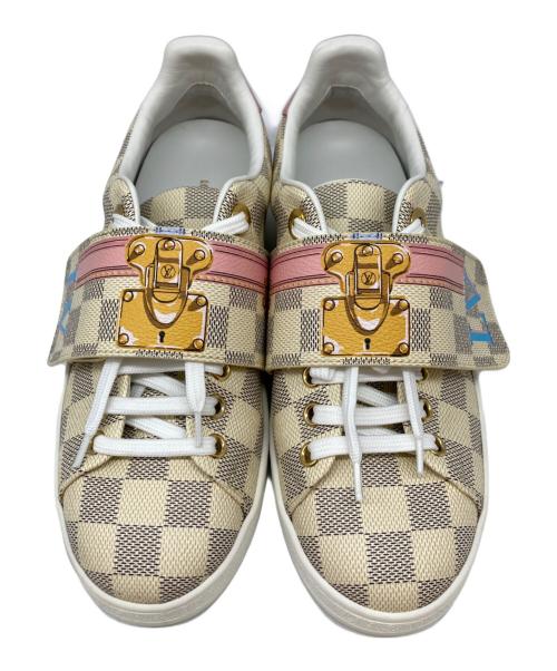 LOUIS VUITTON（ルイ ヴィトン）LOUIS VUITTON (ルイ ヴィトン) フロントローラインスニーカー ベージュ サイズ:35 1/2の古着・服飾アイテム