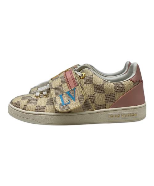 LOUIS VUITTON（ルイ ヴィトン）LOUIS VUITTON (ルイ ヴィトン) フロントローラインスニーカー ベージュ サイズ:35 1/2の古着・服飾アイテム