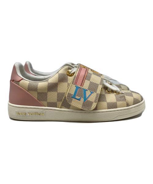 LOUIS VUITTON（ルイ ヴィトン）LOUIS VUITTON (ルイ ヴィトン) フロントローラインスニーカー ベージュ サイズ:35 1/2の古着・服飾アイテム