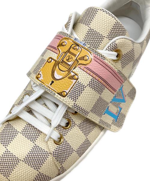 LOUIS VUITTON（ルイ ヴィトン）LOUIS VUITTON (ルイ ヴィトン) フロントローラインスニーカー ベージュ サイズ:35 1/2の古着・服飾アイテム