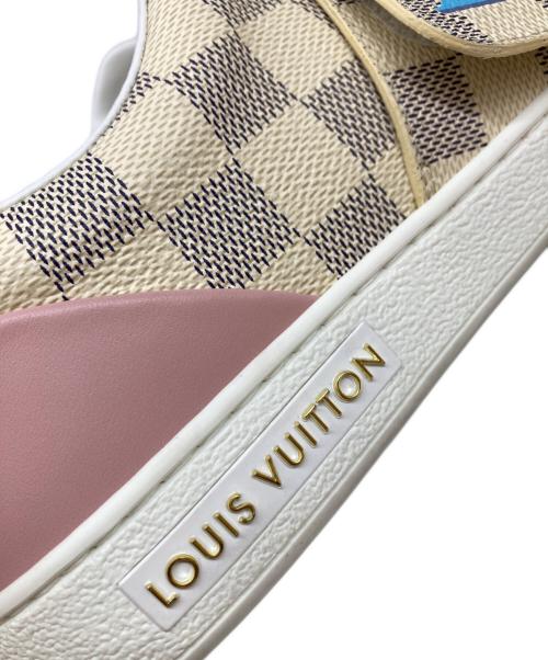 LOUIS VUITTON（ルイ ヴィトン）LOUIS VUITTON (ルイ ヴィトン) フロントローラインスニーカー ベージュ サイズ:35 1/2の古着・服飾アイテム