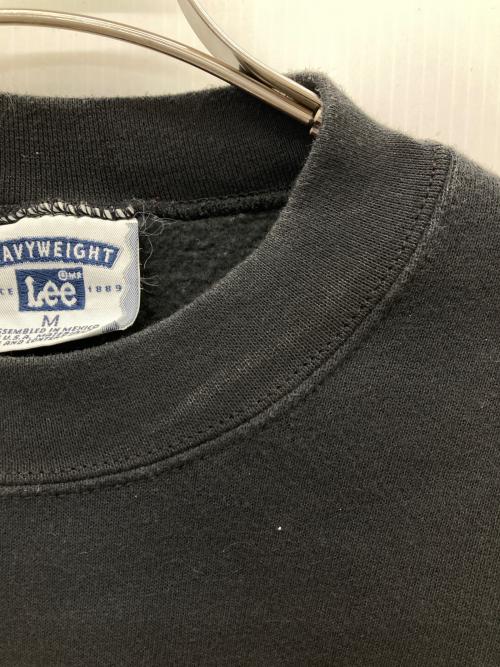 LEE（リー）LEE (リー) TRANSPORT スウェット ブラック サイズ:Mの古着・服飾アイテム