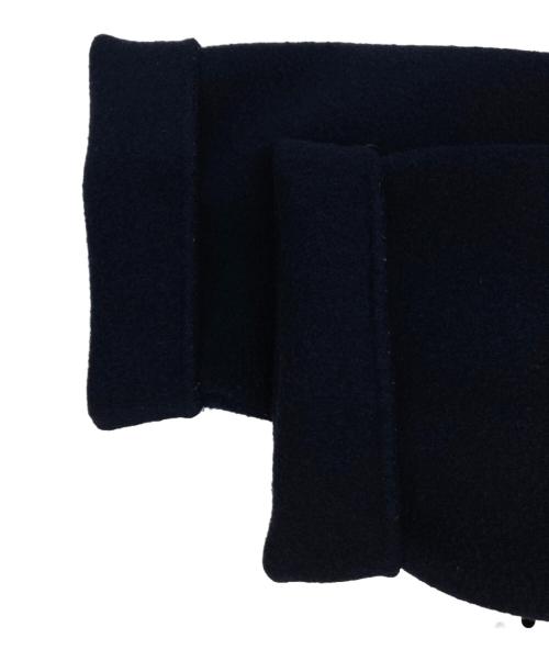 THE CLASSE（ザ・クラス）THE CLASSE (ザ・クラス) カシミヤ混ウールリバーショートコート ネイビー サイズ:11の古着・服飾アイテム
