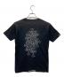 CHROME HEARTS (クロムハーツ) OLD Horseshoe Back Cemetery Cross Print S/S Tee ブラック サイズ:S：70000円