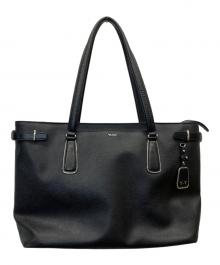 TUMI（トゥミ）の古着「SINCLAIR/レザートートバッグ」｜ブラック