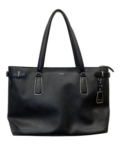 TUMI（トゥミ）TUMI (トゥミ) SINCLAIR/レザートートバッグ ブラックの古着・服飾アイテム