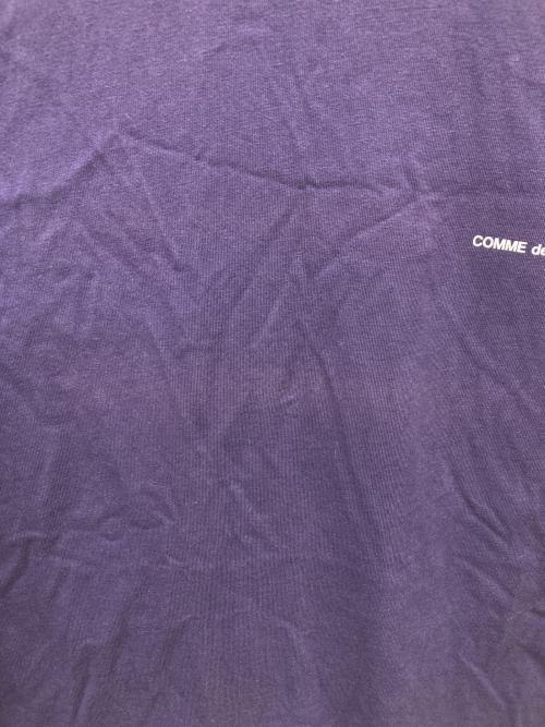 COMME des GARCONS SHIRT（コムデギャルソンシャツ）COMME des GARCONS SHIRT (コムデギャルソンシャツ) ラグランカットソー グレー×パープル サイズ:Mの古着・服飾アイテム