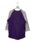 COMME des GARCONS SHIRT (コムデギャルソンシャツ) ラグランカットソー グレー×パープル サイズ:M：7000円