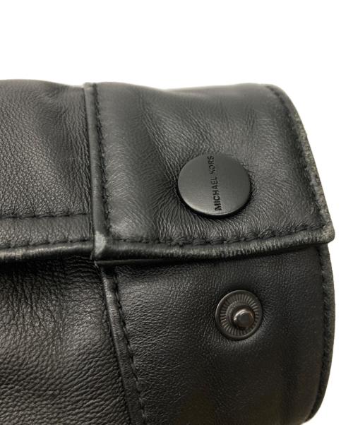 MICHAEL KORS（マイケルコース）MICHAEL KORS (マイケルコース) レザートラッカージャケット ブラック サイズ:XSの古着・服飾アイテム