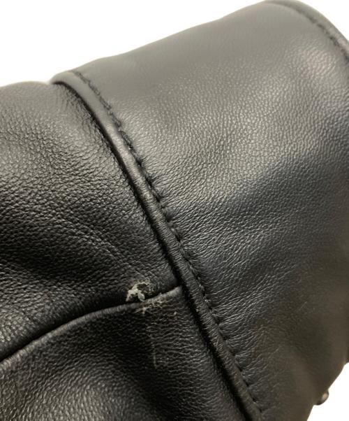 MICHAEL KORS（マイケルコース）MICHAEL KORS (マイケルコース) レザートラッカージャケット ブラック サイズ:XSの古着・服飾アイテム