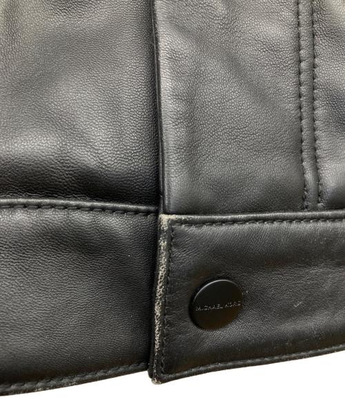 MICHAEL KORS（マイケルコース）MICHAEL KORS (マイケルコース) レザートラッカージャケット ブラック サイズ:XSの古着・服飾アイテム
