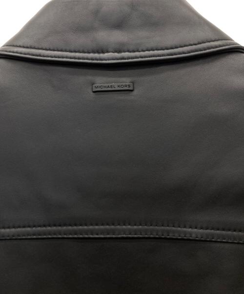 MICHAEL KORS（マイケルコース）MICHAEL KORS (マイケルコース) レザートラッカージャケット ブラック サイズ:XSの古着・服飾アイテム