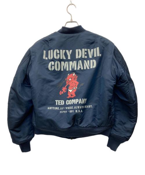 TED COMPANY（テッドカンパニー）TED COMPANY (テッドカンパニー) MA-1ジャケット ネイビー サイズ:40の古着・服飾アイテム