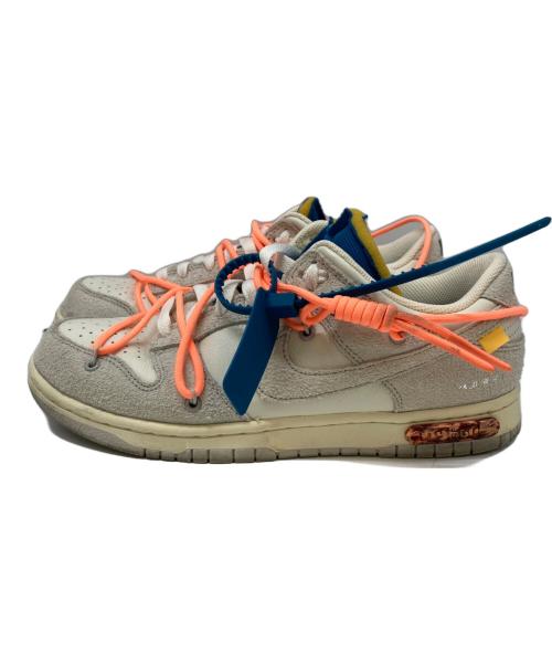 NIKE（ナイキ）NIKE (ナイキ) OFFWHITE (オフホワイト) Dunk Low 1 of 50 Lot.19 グレー サイズ:26の古着・服飾アイテム