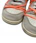 中古・古着 NIKE (ナイキ) OFFWHITE (オフホワイト) Dunk Low 1 of 50 Lot.19 グレー サイズ:26：17000円