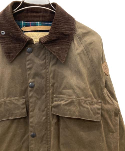 AVIREX（アヴィレックス）AVIREX (アヴィレックス) オイルドコットン ハンティングジャケット ブラウン サイズ:Lの古着・服飾アイテム