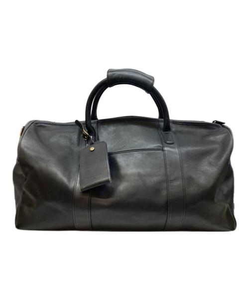 COACH（コーチ）COACH (コーチ) レザー2WAY ボストンバッグ ブラックの古着・服飾アイテム