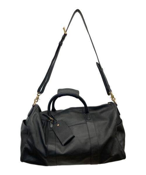 COACH（コーチ）COACH (コーチ) レザー2WAY ボストンバッグ ブラックの古着・服飾アイテム
