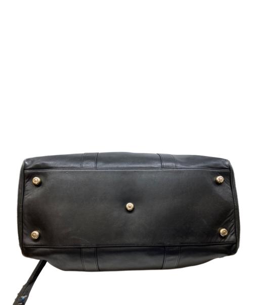 COACH（コーチ）COACH (コーチ) レザー2WAY ボストンバッグ ブラックの古着・服飾アイテム