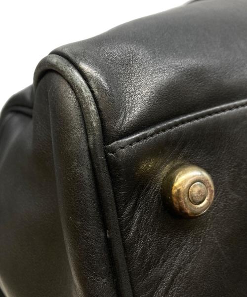 COACH（コーチ）COACH (コーチ) レザー2WAY ボストンバッグ ブラックの古着・服飾アイテム