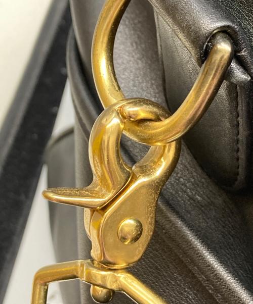 COACH（コーチ）COACH (コーチ) レザー2WAY ボストンバッグ ブラックの古着・服飾アイテム