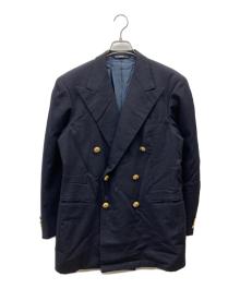 POLO RALPH LAUREN（ポロ・ラルフローレン）の古着「金釦ウールダブルジャケット」｜ネイビー