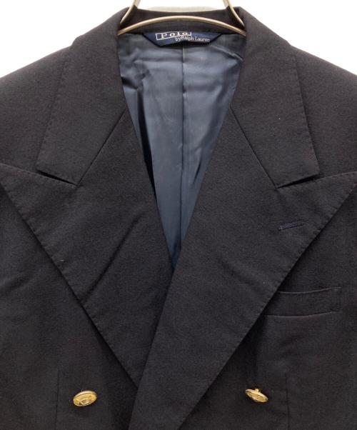 POLO RALPH LAUREN（ポロ・ラルフローレン）POLO RALPH LAUREN (ポロ・ラルフローレン) 金釦ウールダブルジャケット ネイビー サイズ:不明の古着・服飾アイテム