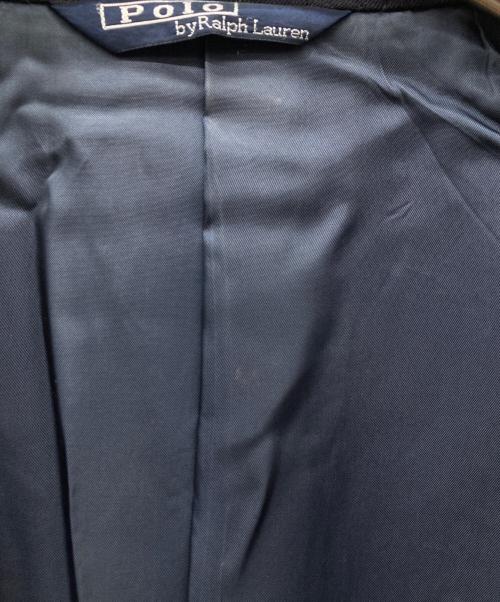 POLO RALPH LAUREN（ポロ・ラルフローレン）POLO RALPH LAUREN (ポロ・ラルフローレン) 金釦ウールダブルジャケット ネイビー サイズ:不明の古着・服飾アイテム