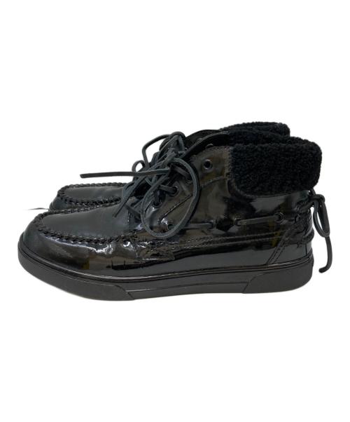 Saint Laurent Paris（サンローランパリ）Saint Laurent Paris (サンローランパリ) ボアハイカットスニーカー ブラック サイズ:41の古着・服飾アイテム