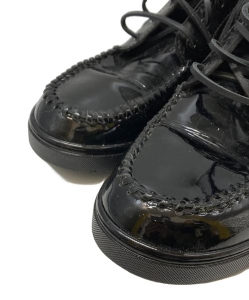 Saint Laurent Paris（サンローランパリ）Saint Laurent Paris (サンローランパリ) ボアハイカットスニーカー ブラック サイズ:41の古着・服飾アイテム