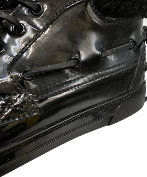 Saint Laurent Paris（サンローランパリ）Saint Laurent Paris (サンローランパリ) ボアハイカットスニーカー ブラック サイズ:41の古着・服飾アイテム