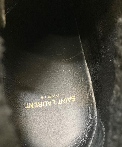 Saint Laurent Paris（サンローランパリ）Saint Laurent Paris (サンローランパリ) ボアハイカットスニーカー ブラック サイズ:41の古着・服飾アイテム