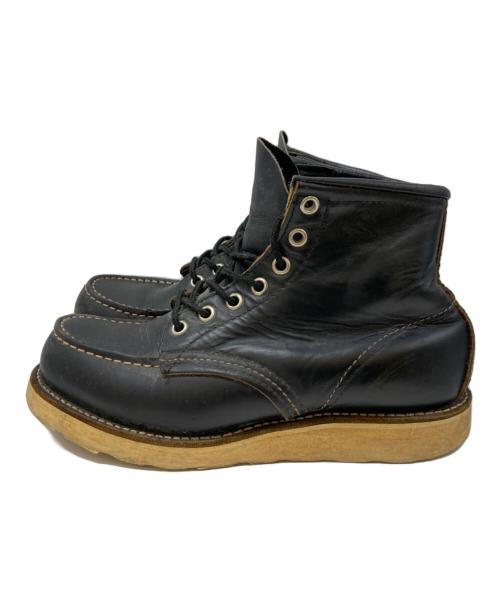 RED WING（レッドウィング）RED WING (レッドウィング) アイリッシュセッター モックトゥブーツ ブラック サイズ:刻印消え不明の古着・服飾アイテム